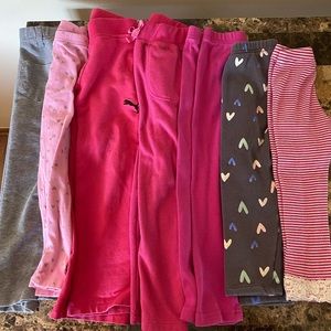 LOT of 7 pairs of 3T pants